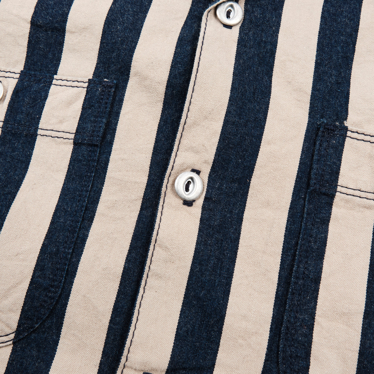 Dayton Indigo Wide Stripe