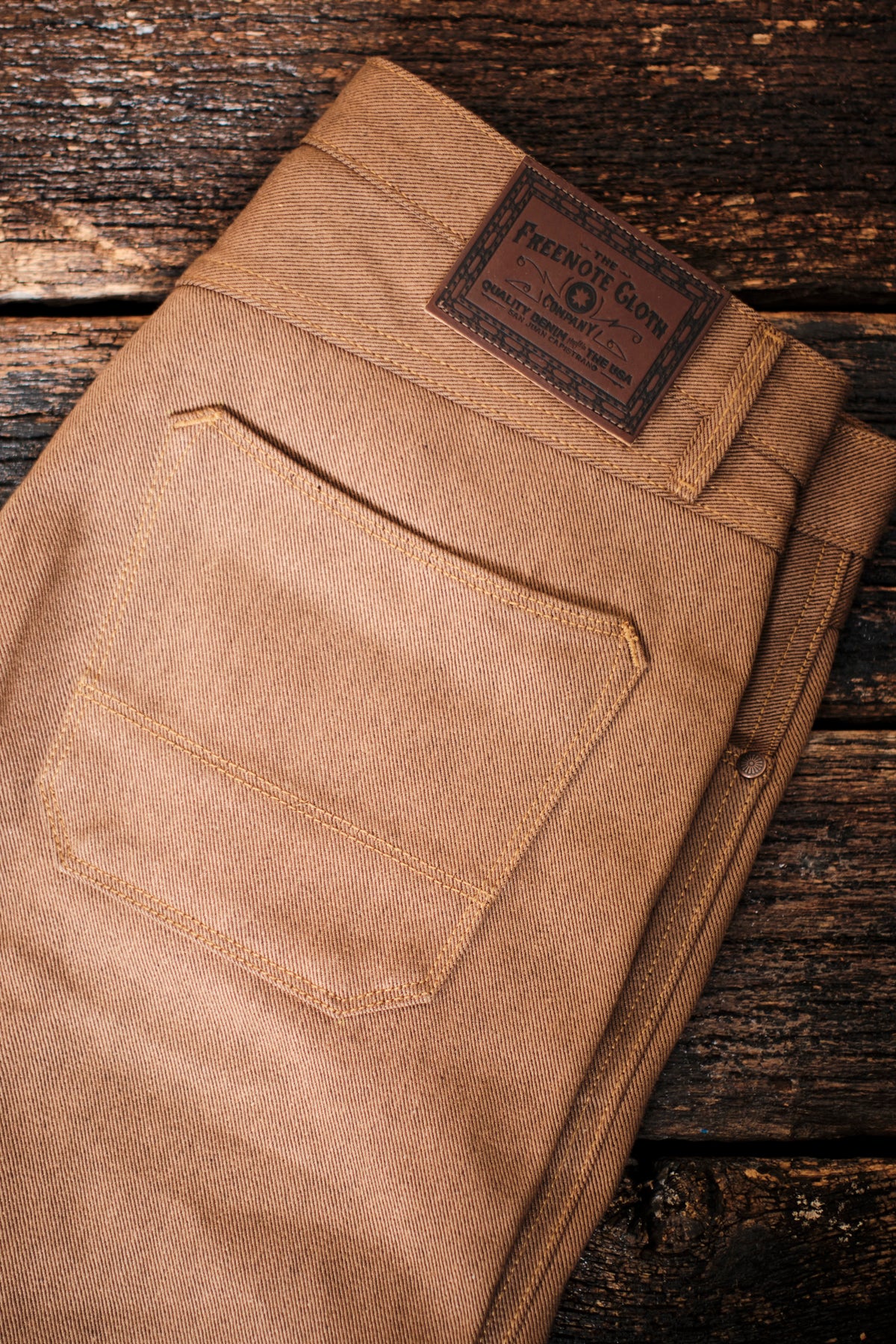 Wilkes Western <span>15 Ounce Brown Denim </span>