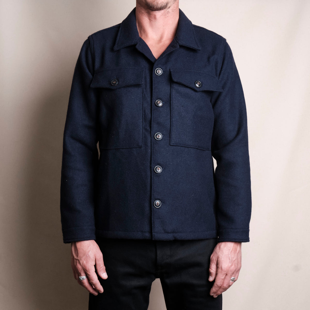 Midway Wool CPO Navy