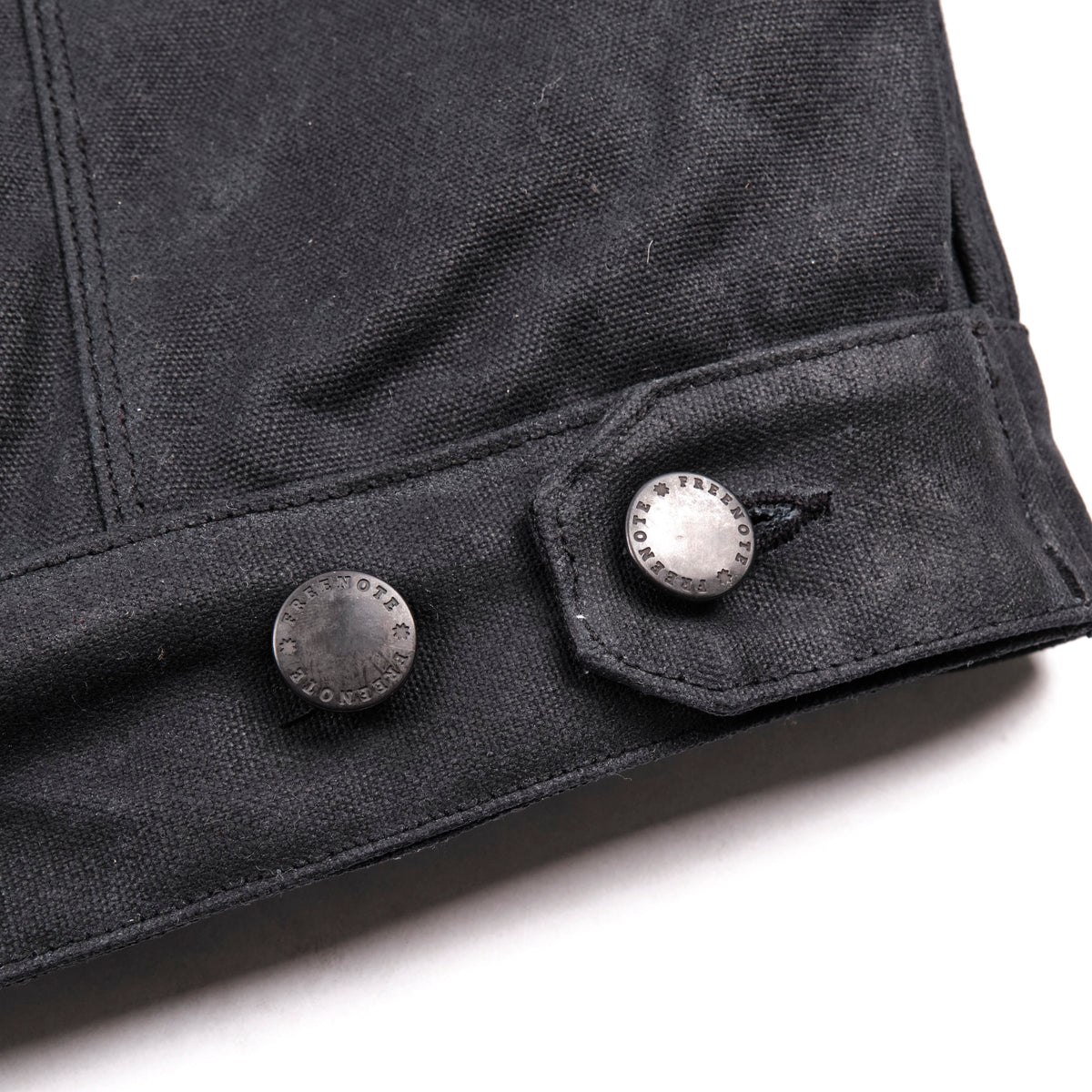 RJ-2 Waxed Canvas 20 Ounce Black Shearling