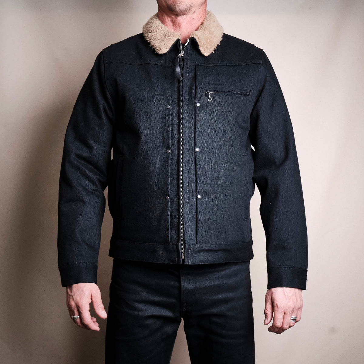 RJ-2 Denim 17 Ounce Black Denim