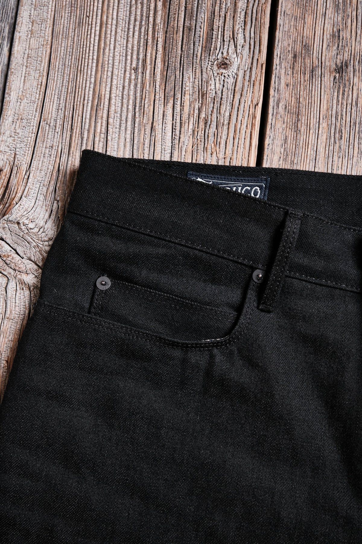 Trabuco Classic Straight 14.25 Ounce Black Grey Denim