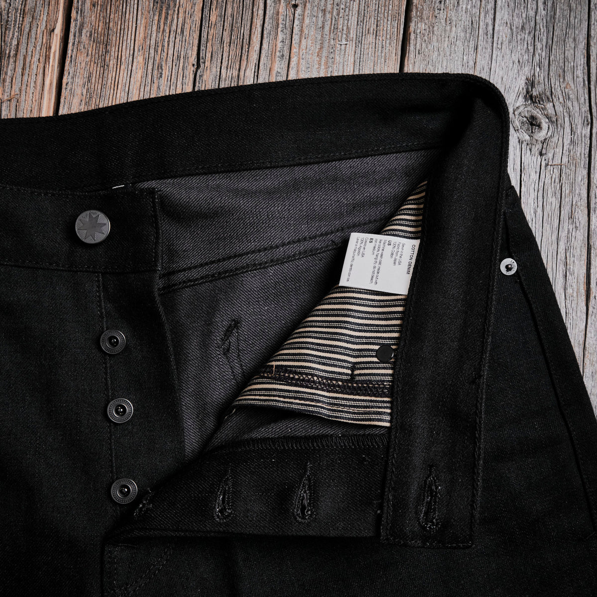 Trabuco Classic Straight 14.25 Ounce Black Grey Denim