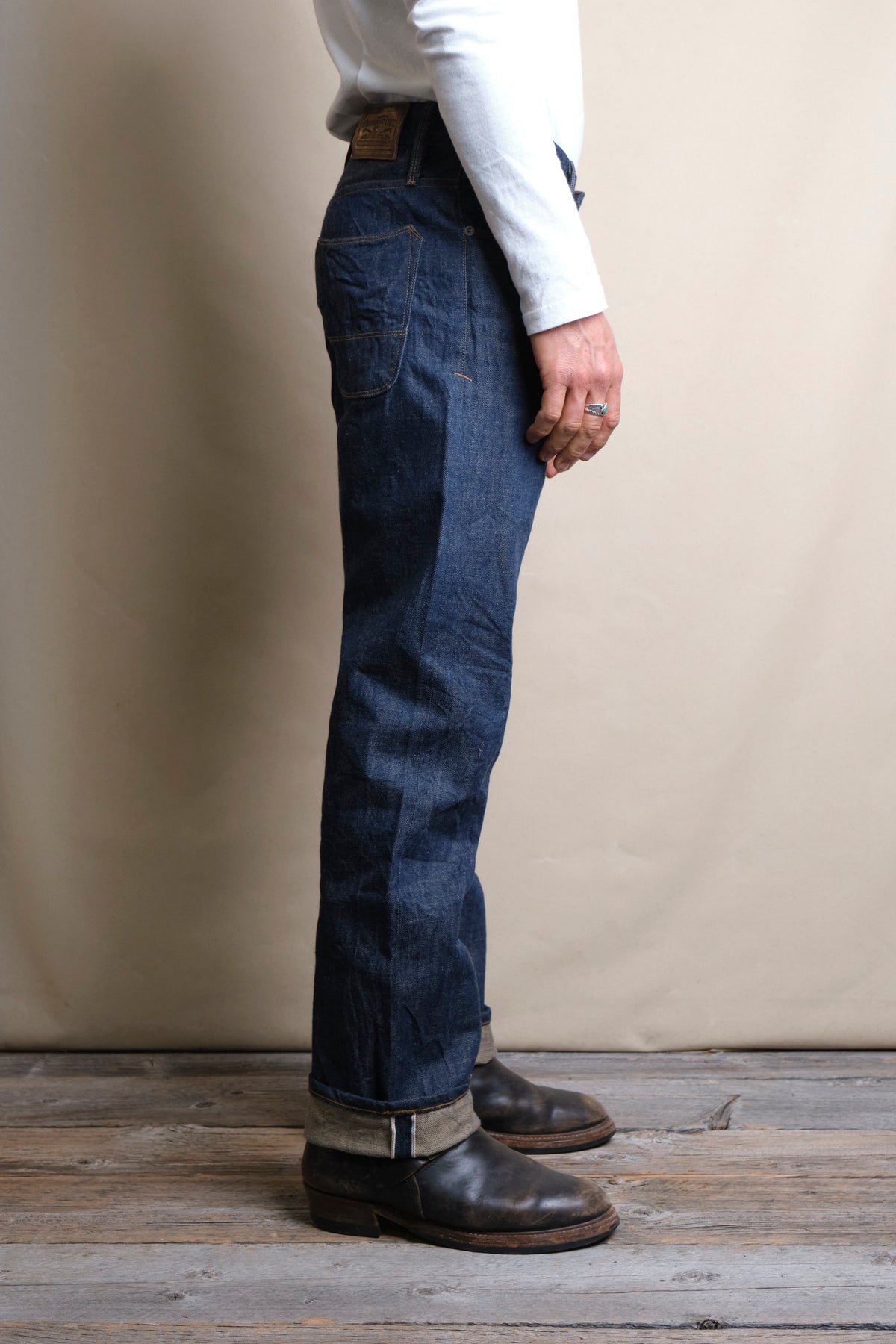 Belford Straight 13 Ounce Natural Rinsed Denim