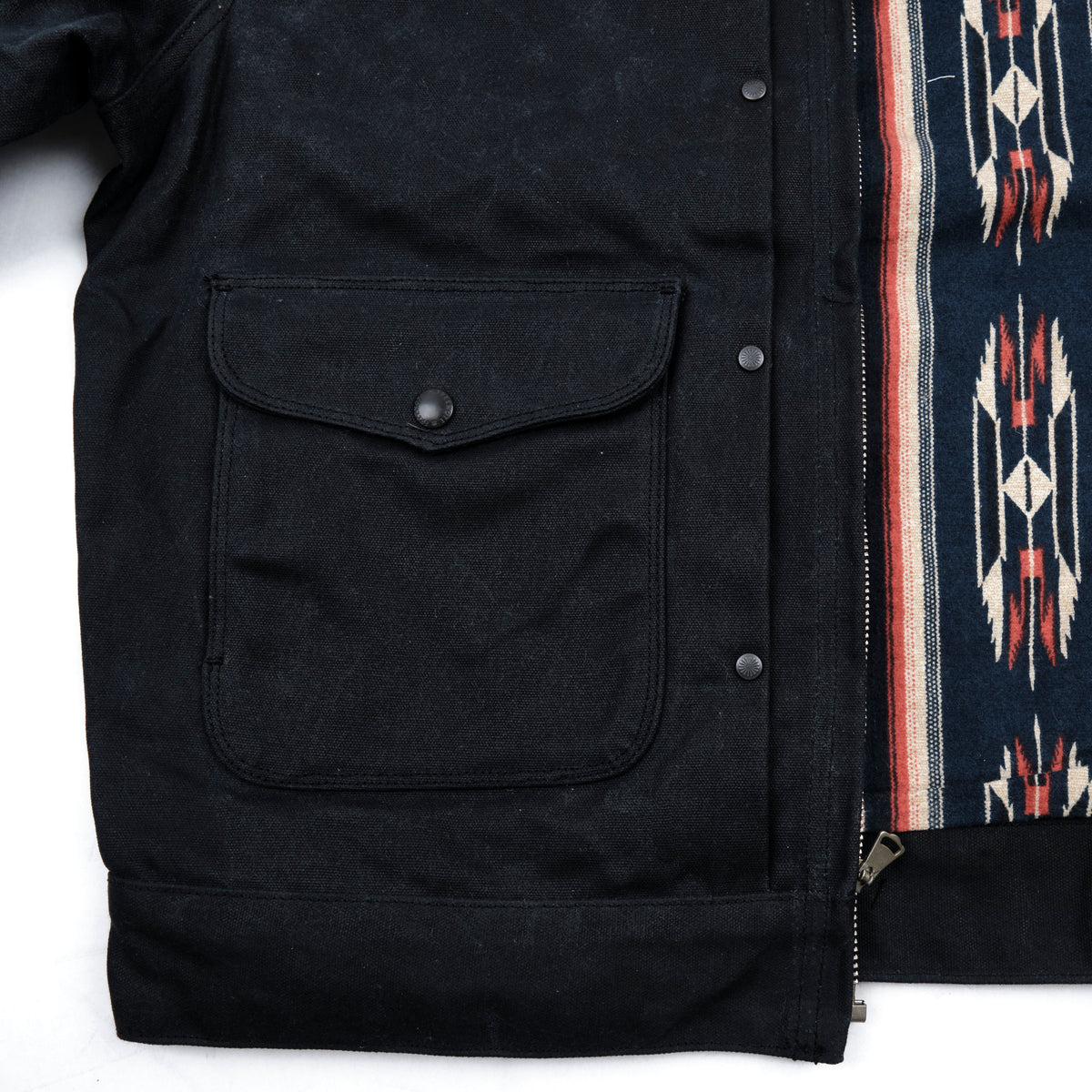 Faro Black Heavy Waxed Canvas Navy Southwest
