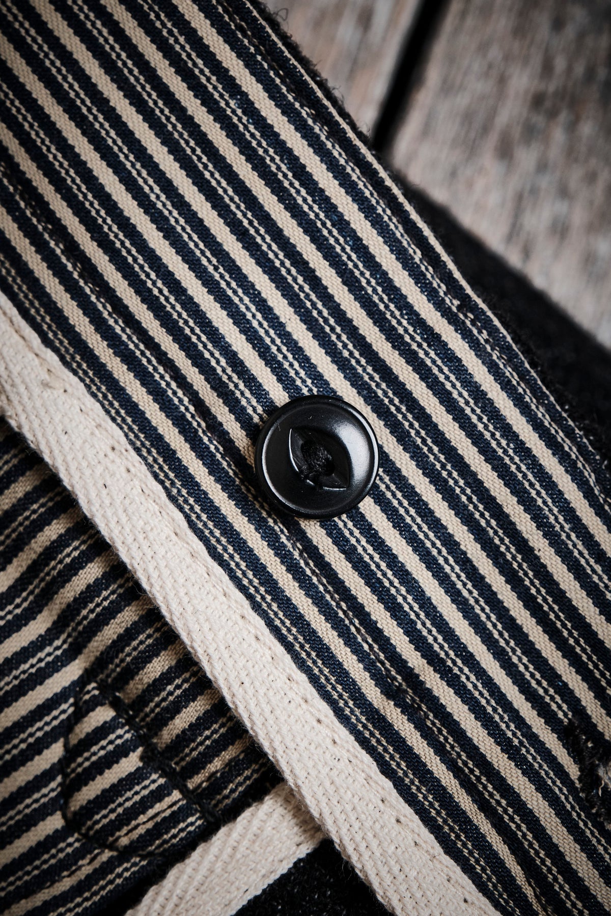 Duster Pant Black Wool