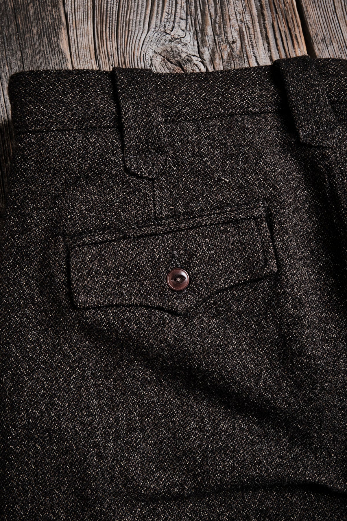 Duster Pant Brown Wool
