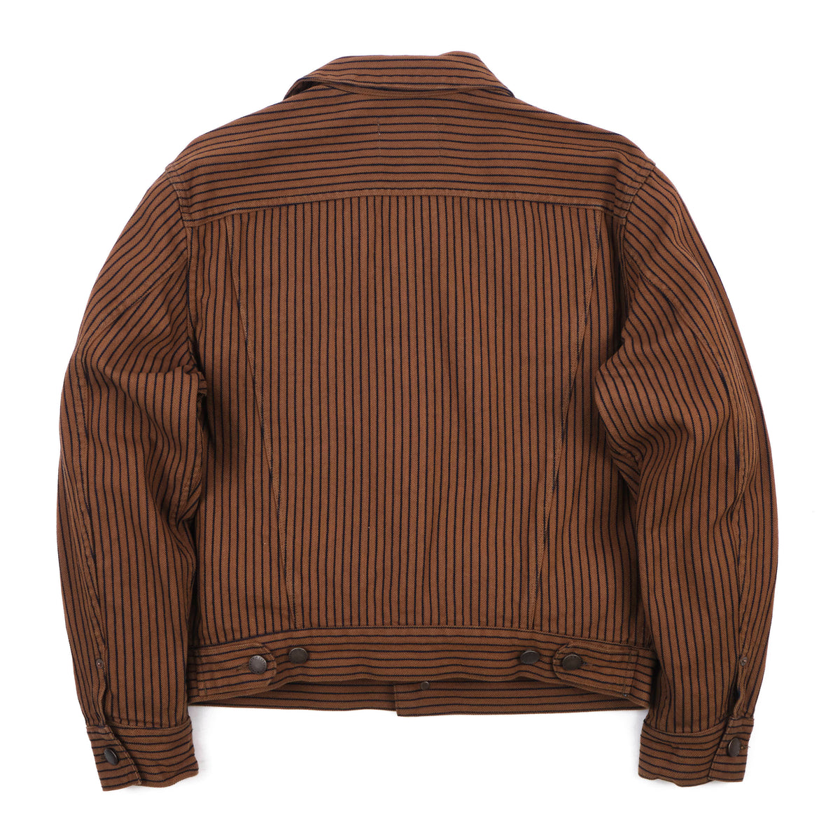 High Low Brown Herringbone Dobby Jacket