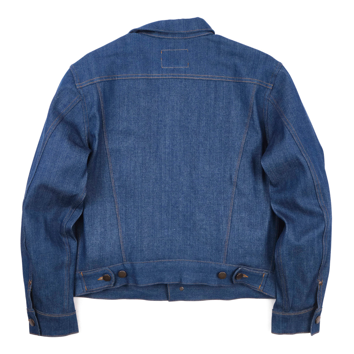 High Low 12 Ounce Vintage Blue Denim Jacket