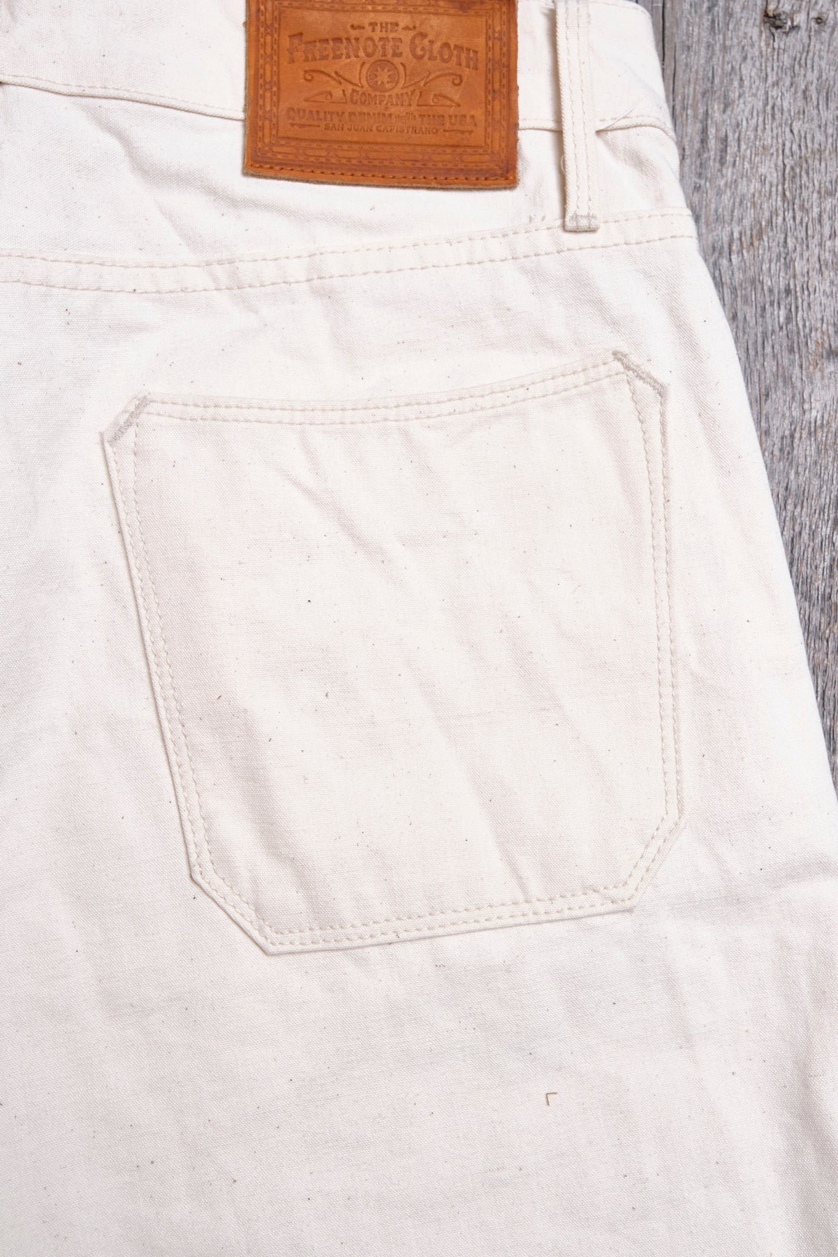 Portola Classic Taper 11 Ounce Natural Rinsed Canvas