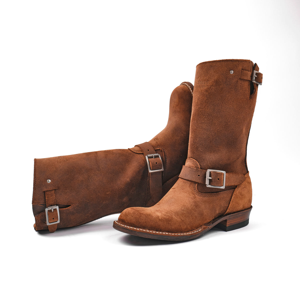 FREENOTE CLOTH X WHITE'S BOOTS - 1970 LAST ENGINEER - DISTRESSED ROUGHOUT