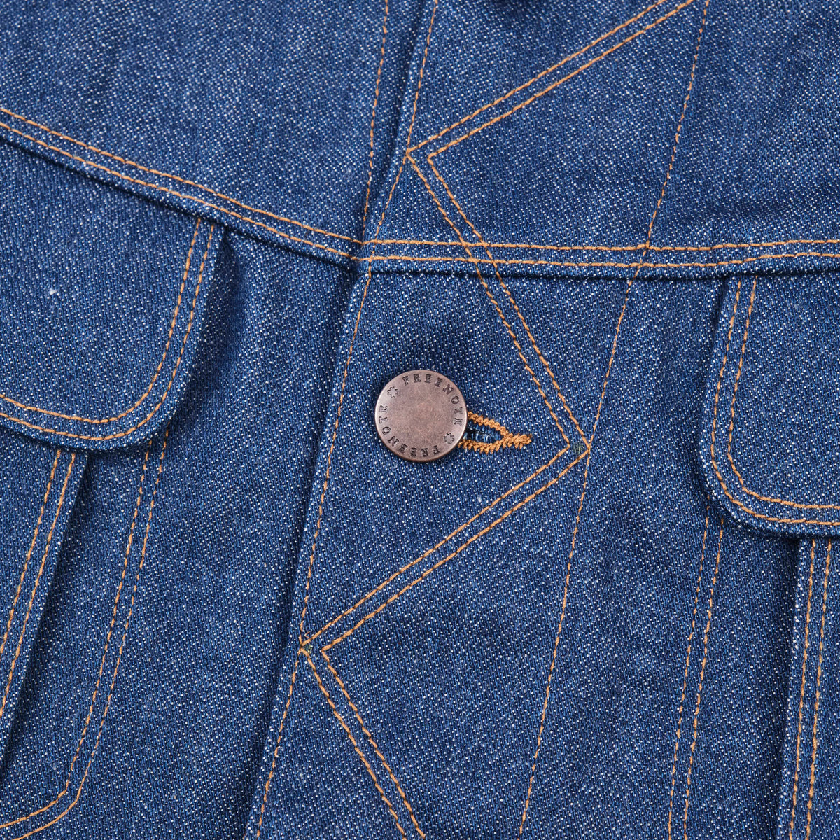 High Low 12 Ounce Vintage Blue Denim Jacket