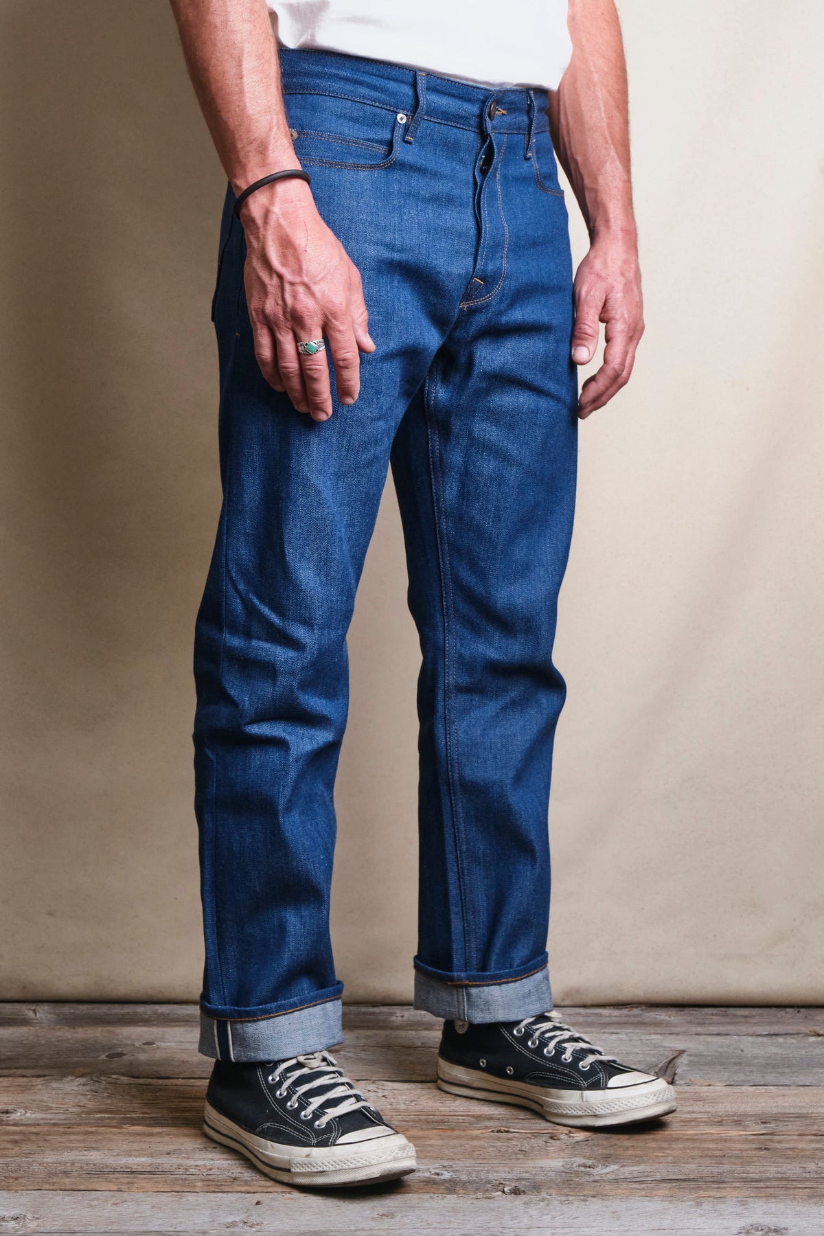 Trabuco Classic Straight <span> 12 Ounce Vintage Blue Denim </span>