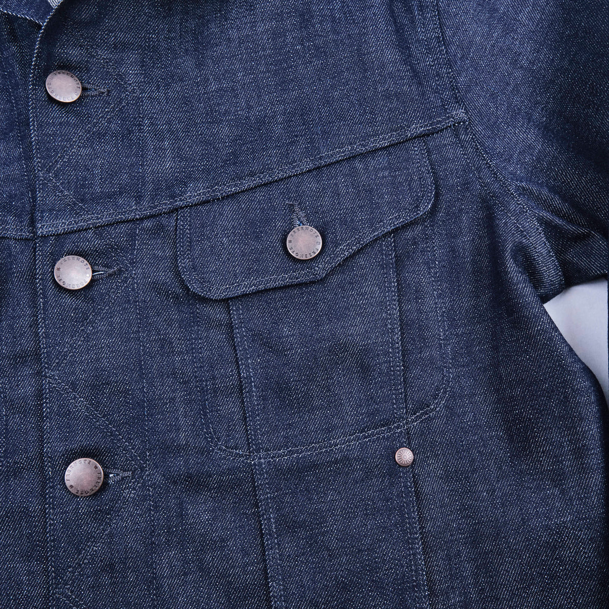 High Low 11 Ounce Memphis Blue Denim Jacket