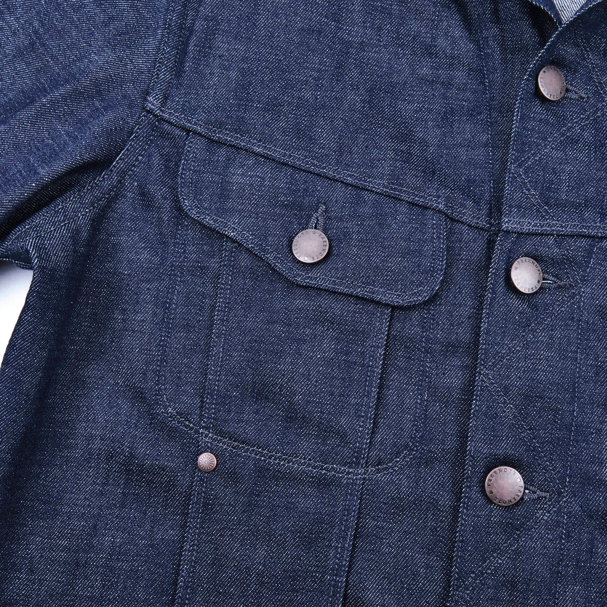 High Low 11 Ounce Memphis Blue Denim Jacket