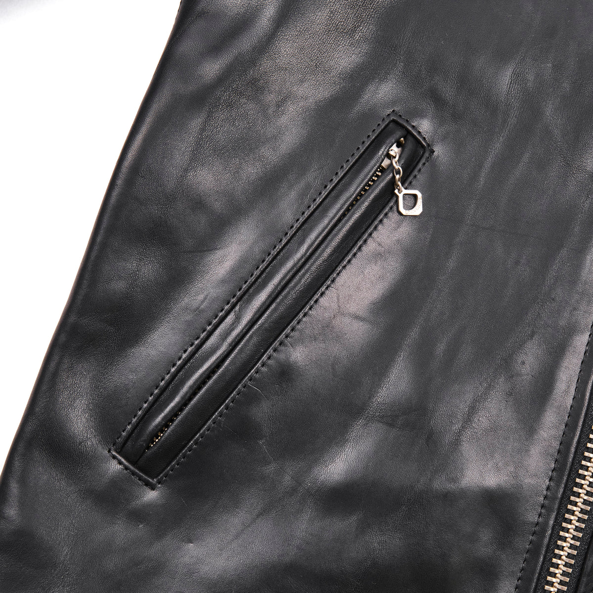 Mooch Moto Jacket Black Bull Leather