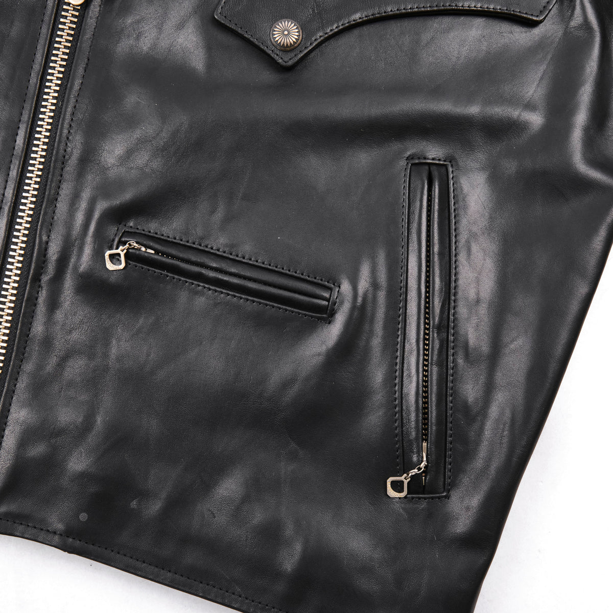 Mooch Moto Jacket Black Bull Leather