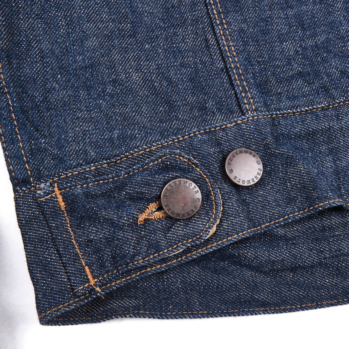 High Low 13 Ounce Natural Indigo Rinsed Jacket