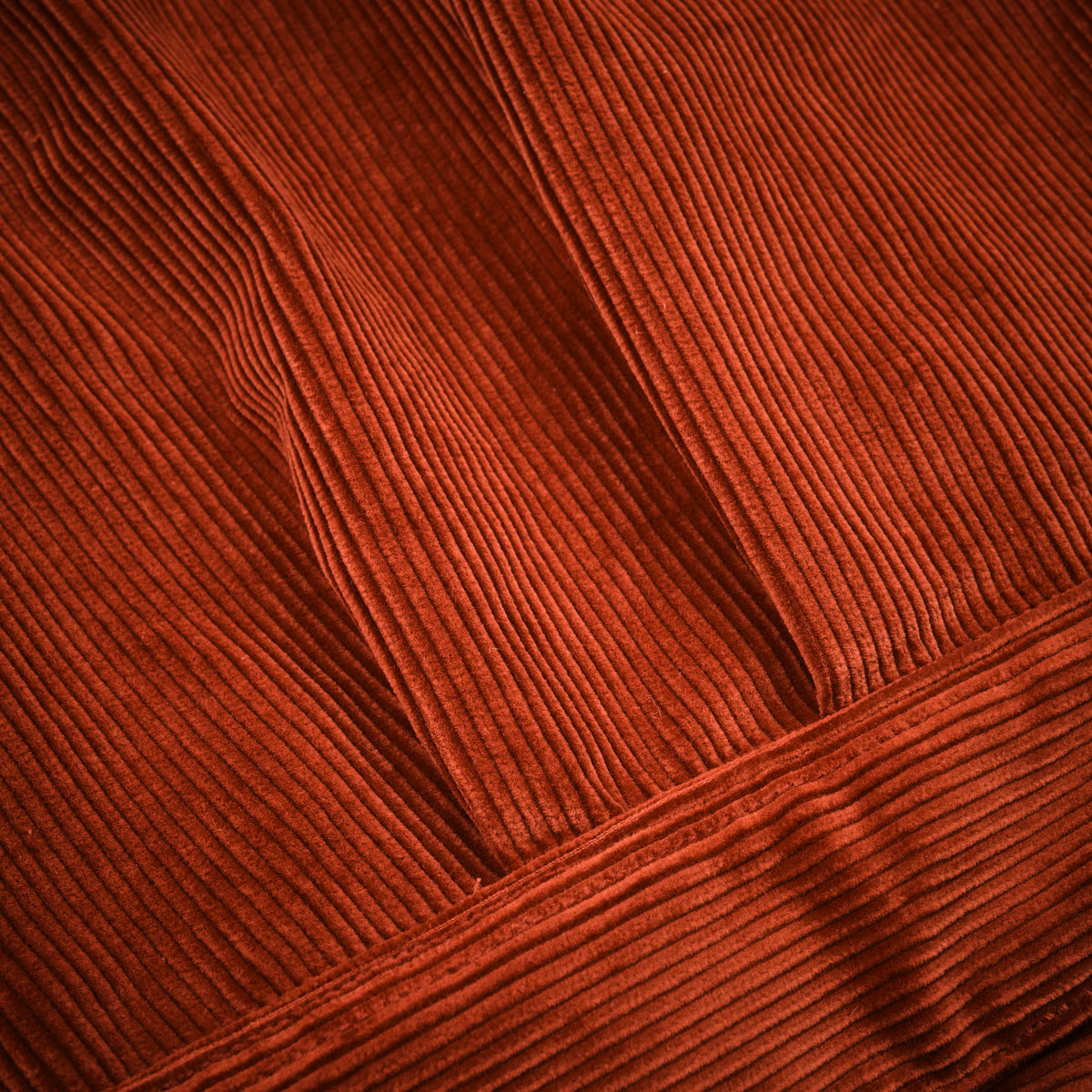 Meeks Jacket Terracotta Corduroy