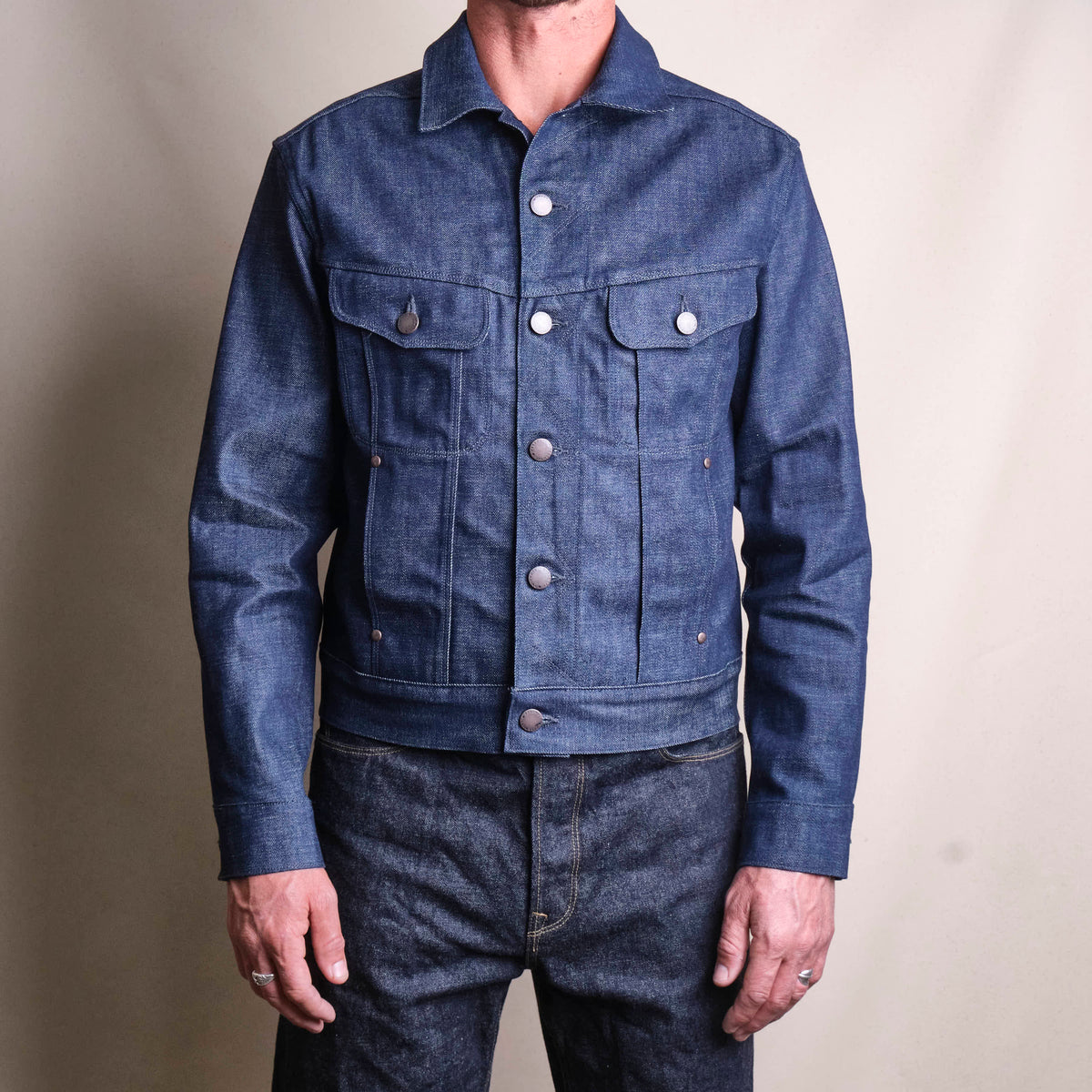 High Low 11 Ounce Memphis Blue Denim Jacket