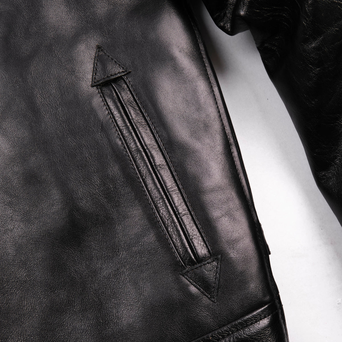 Locklin Black Horsehide