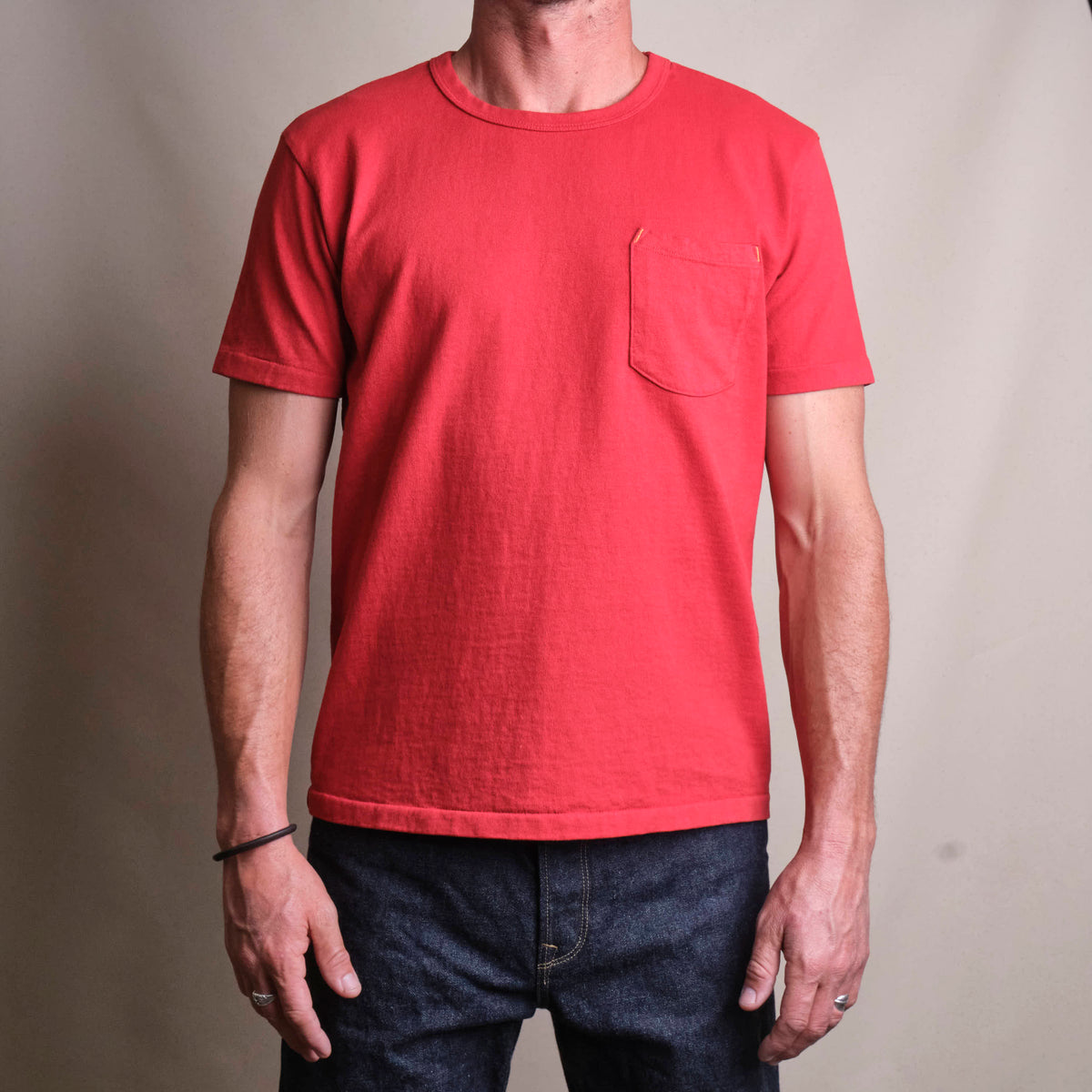 13 Ounce Pocket T-Shirt Vintage Red