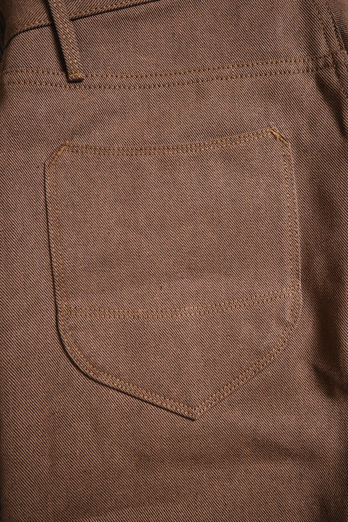 Modesto 15 Ounce Brown Denim