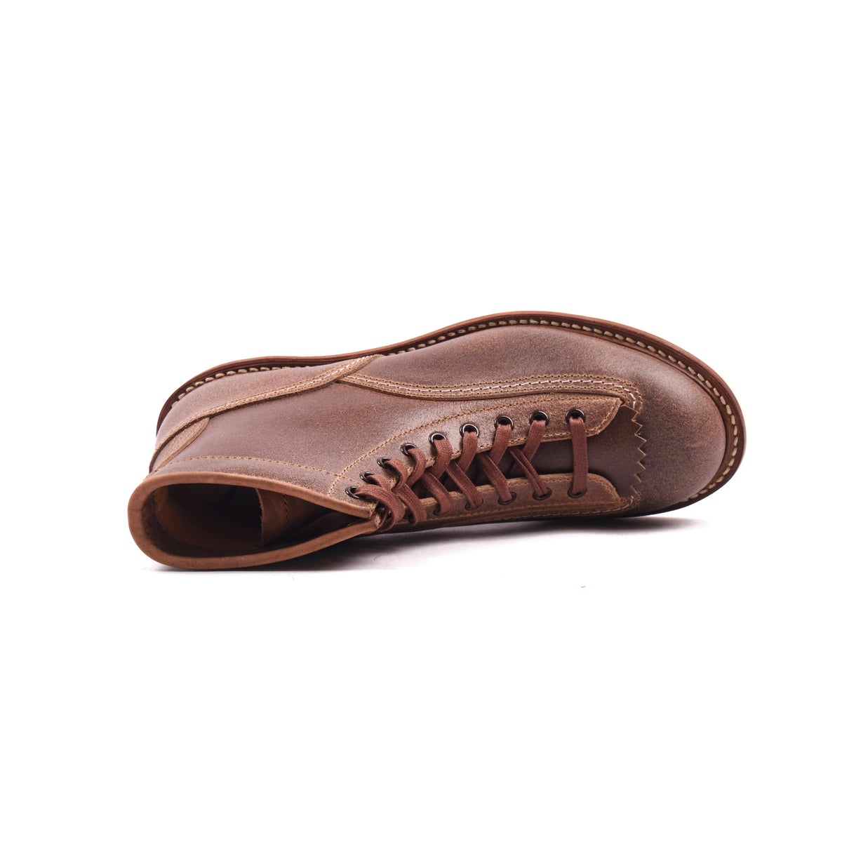 John Lofgren Donkey Puncher Boots - Horween Natural Waxed Flesh