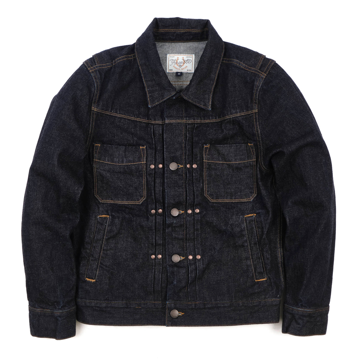 Riders Jacket 15 Ounce Unsinged Rinsed
