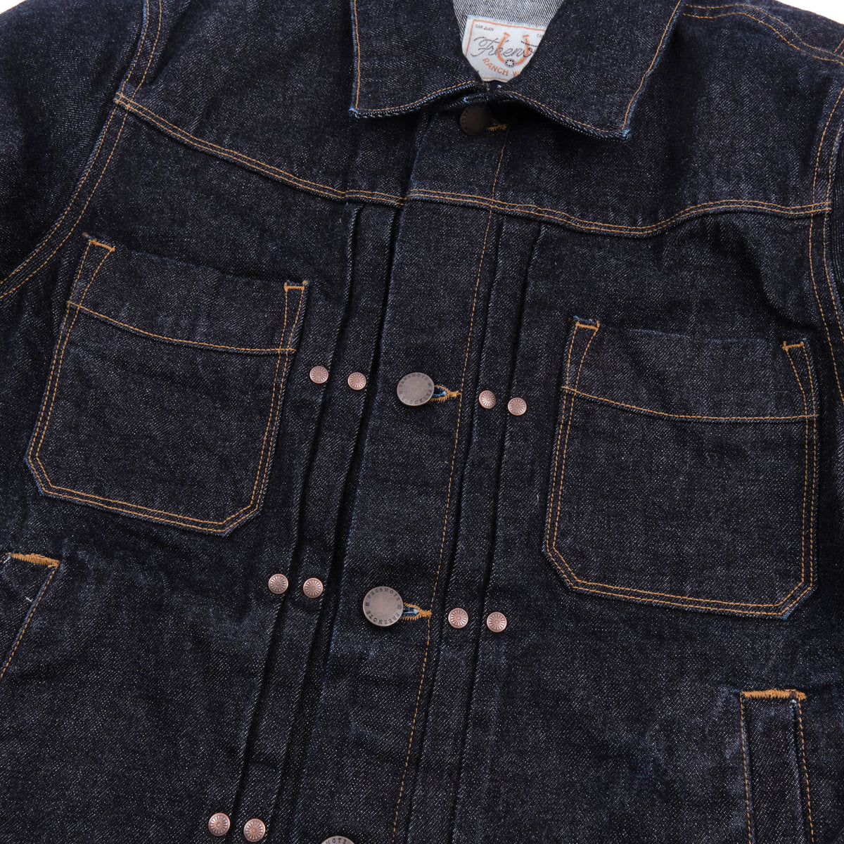 Riders Jacket 15 Ounce Unsinged Rinsed