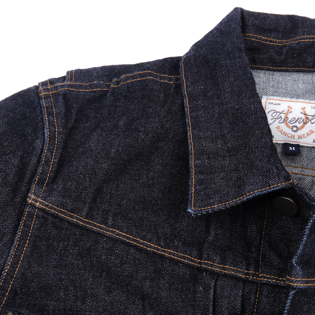 Riders Jacket 15 Ounce Unsinged Rinsed