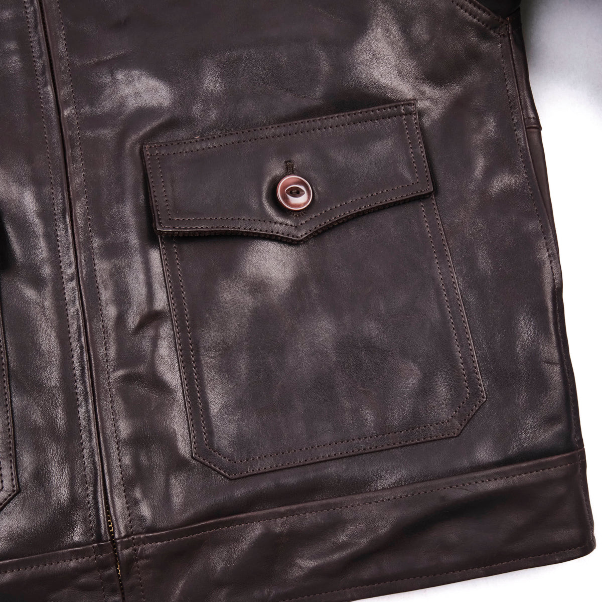 Alcorn Leather Seal Brown Horsehide