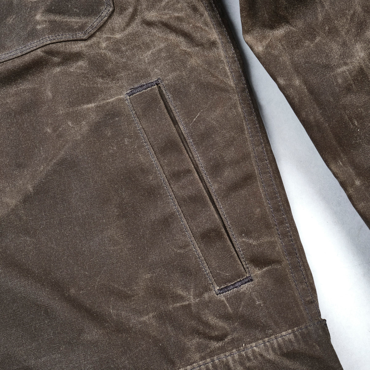 Riders Jacket Waxed Canvas <span>Oak</span>