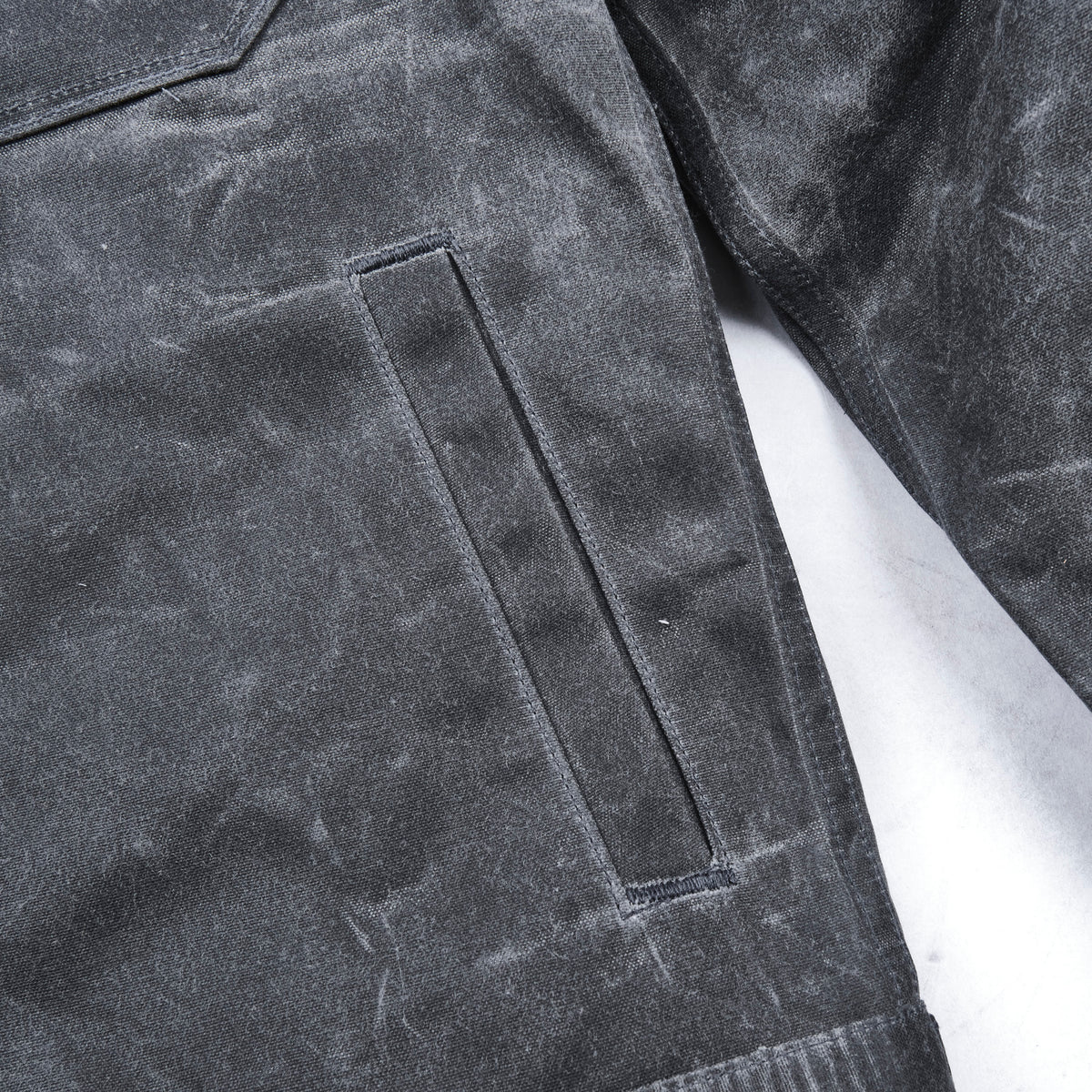 Riders Jacket Waxed Canvas <span> Charcoal</span>