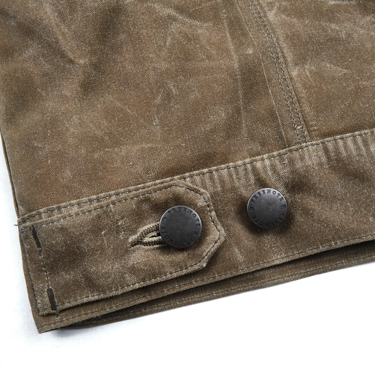 Riders Jacket Waxed Canvas Tobacco Brown Interior