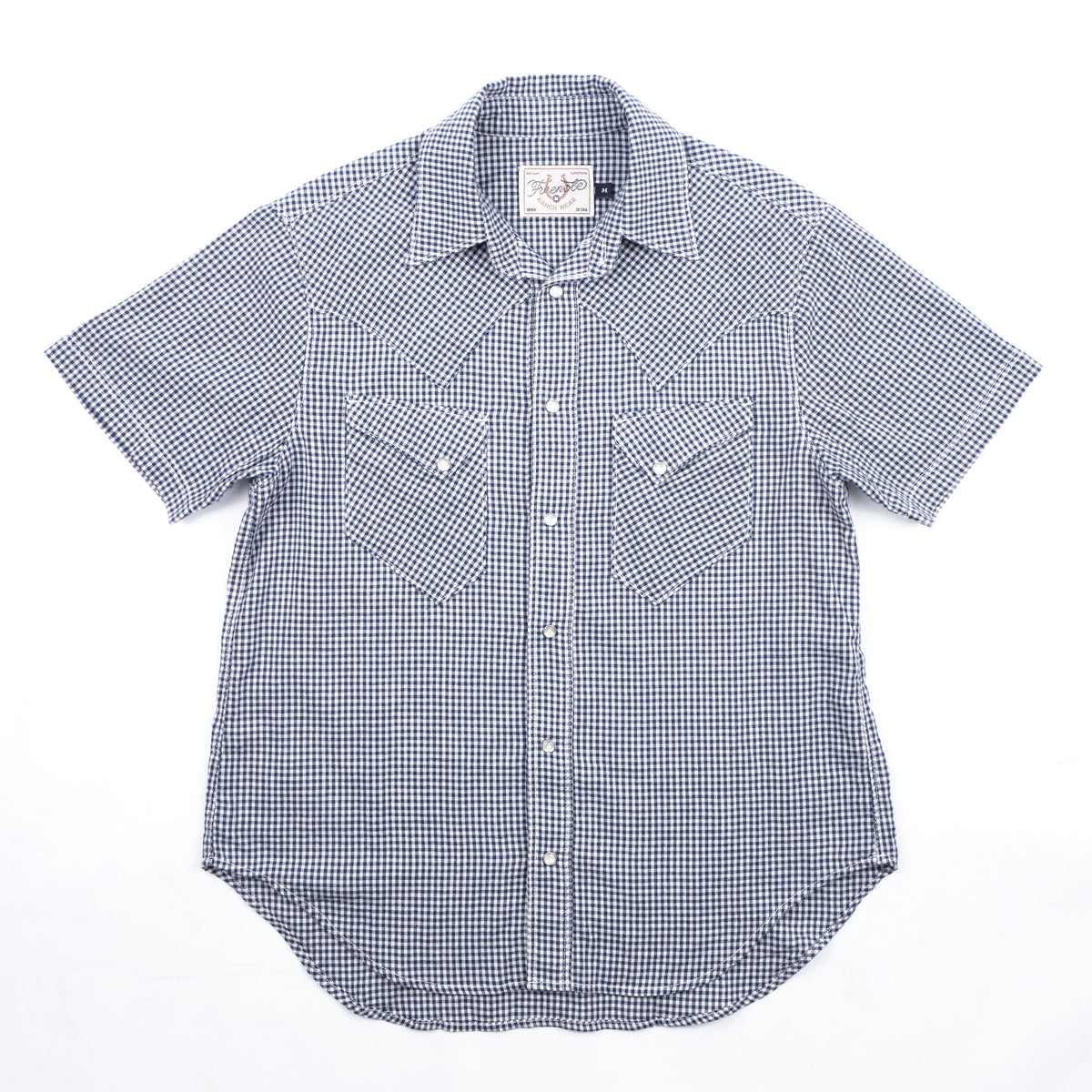 Northfork SS Blue Gingham