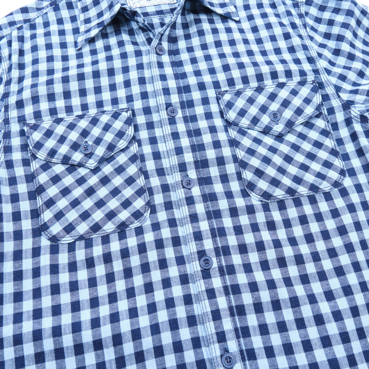 Wells Indigo Gingham