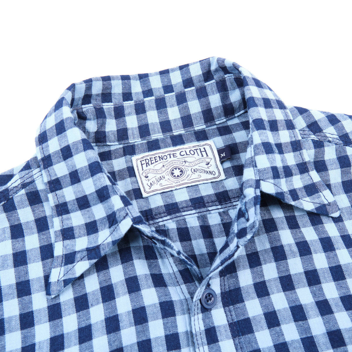 Wells Indigo Gingham