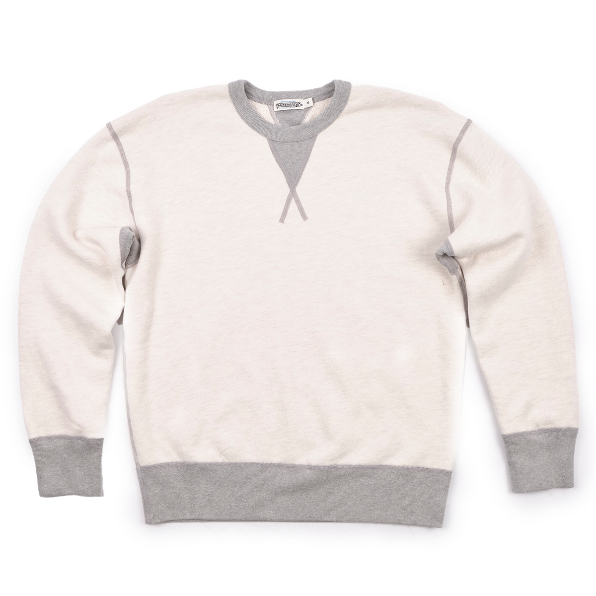 DECK SWEATSHIRT NATURAL COMBO