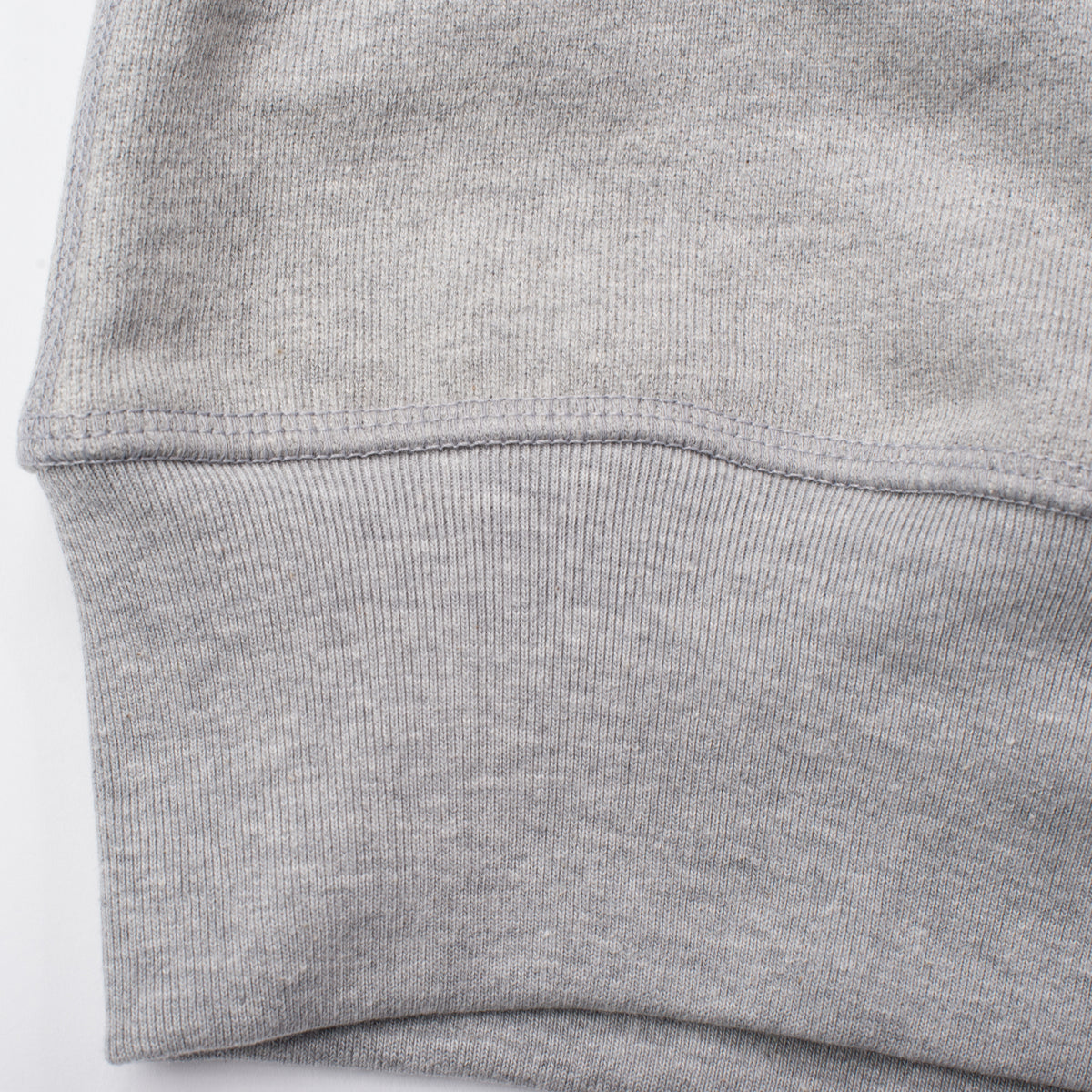 Deck Sweatshirt Heather Grey Ribbing