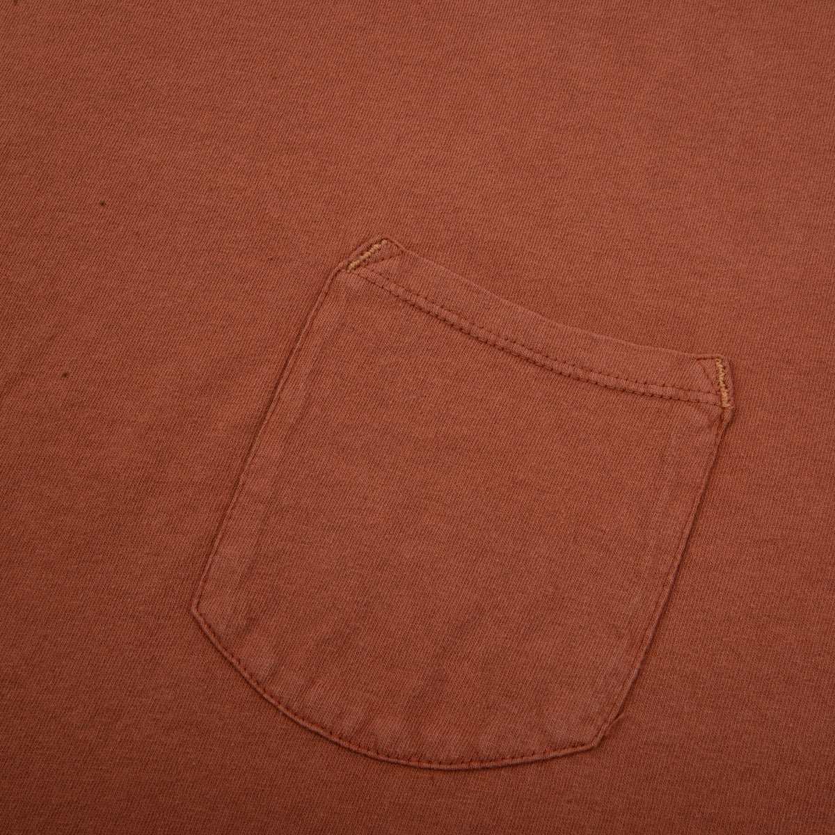 9 Ounce Pocket T-Shirt <span> Rust </span>