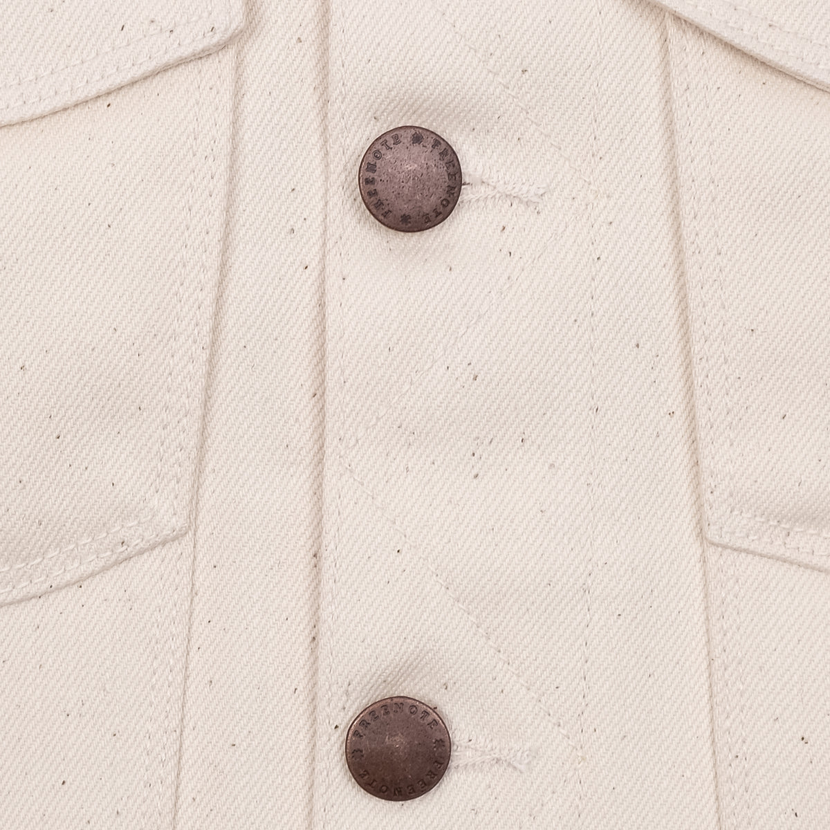 Classic Denim Jacket <span> 14 ounce Natural Ecru </span>