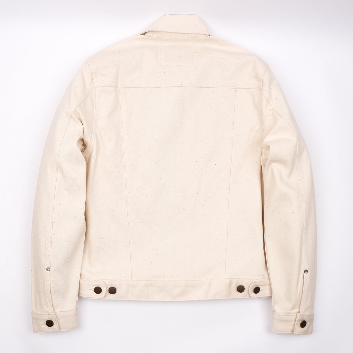 Classic Denim Jacket <span> 14 ounce Natural Ecru </span>