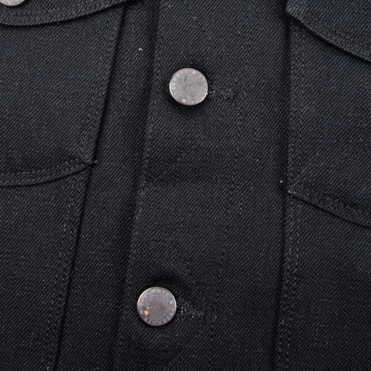 Classic Denim Jacket <span> 17 Ounce Black Slub Denim </span>