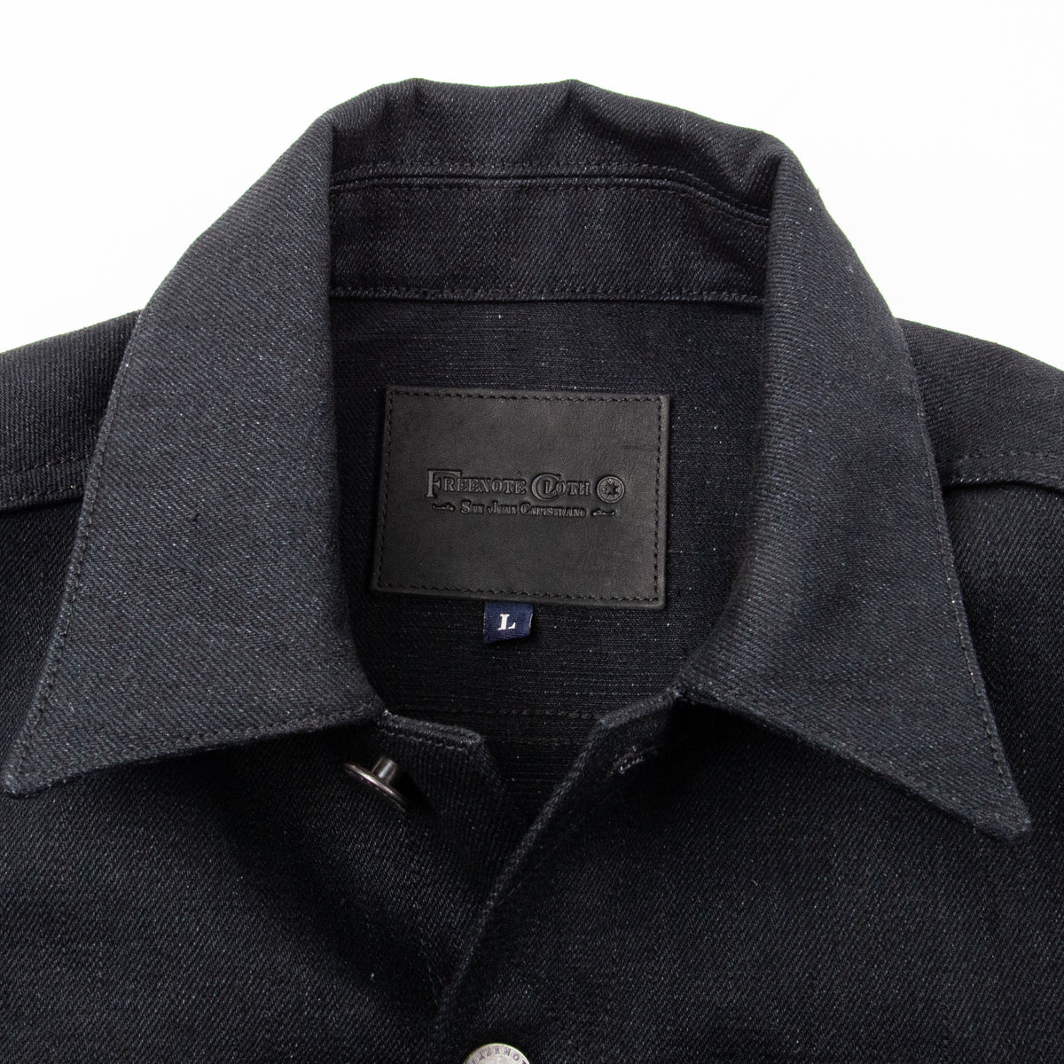 Classic Denim Jacket <span> 17 Ounce Black Slub Denim </span>