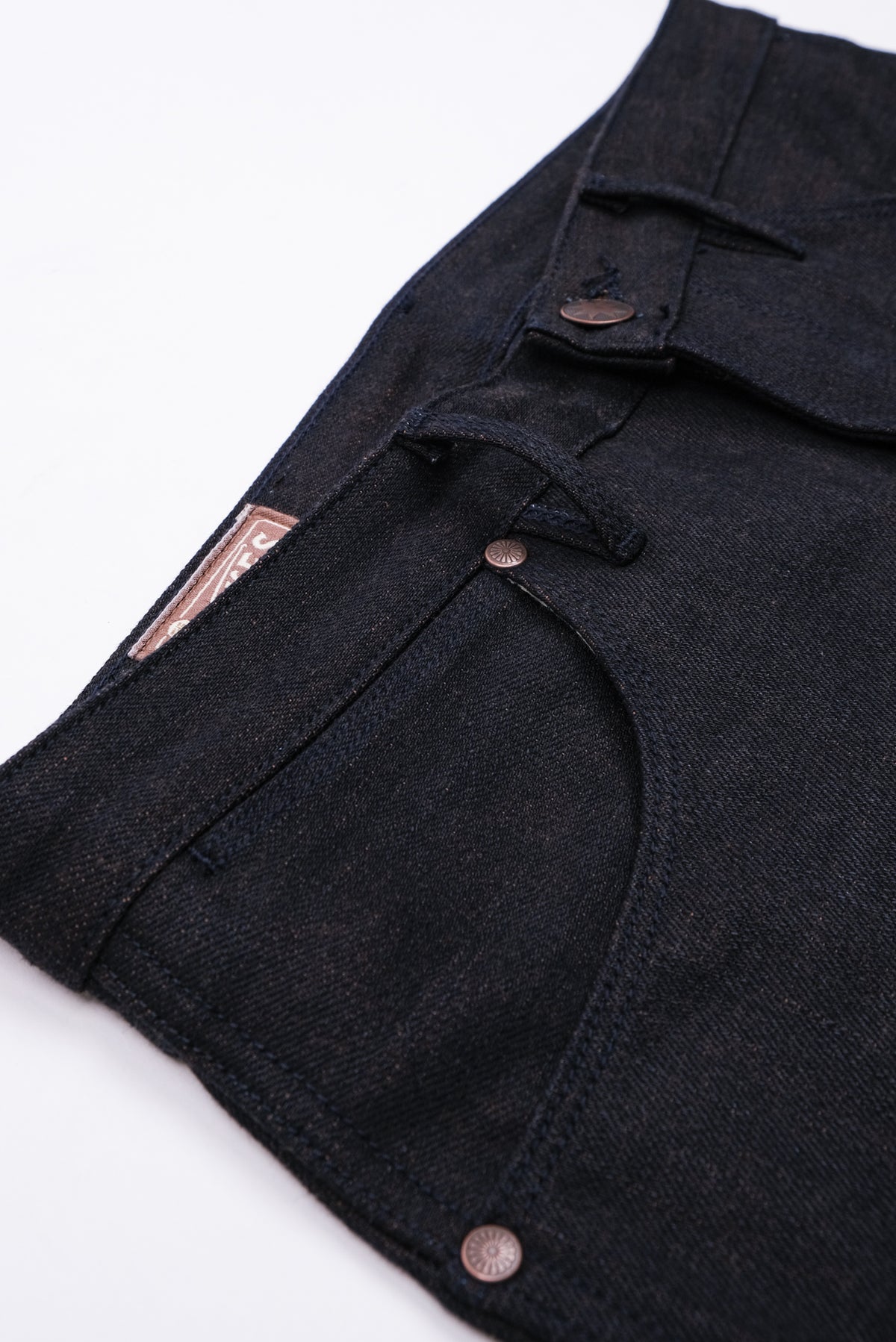 Wilkes Western <span>16 Ounce Indigo Brown Denim </span>